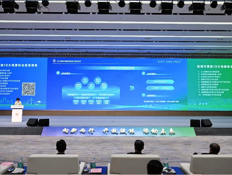 东方翻译院为2025盐城投资环境说明会提供高质量英韩同传